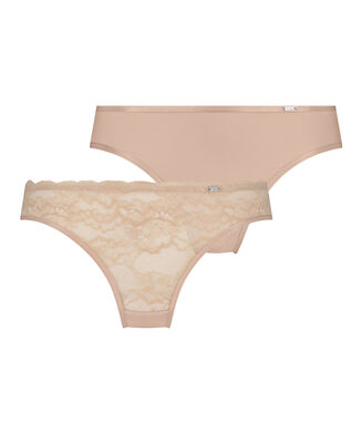 Lot de 2 slips Angie, Bronzage