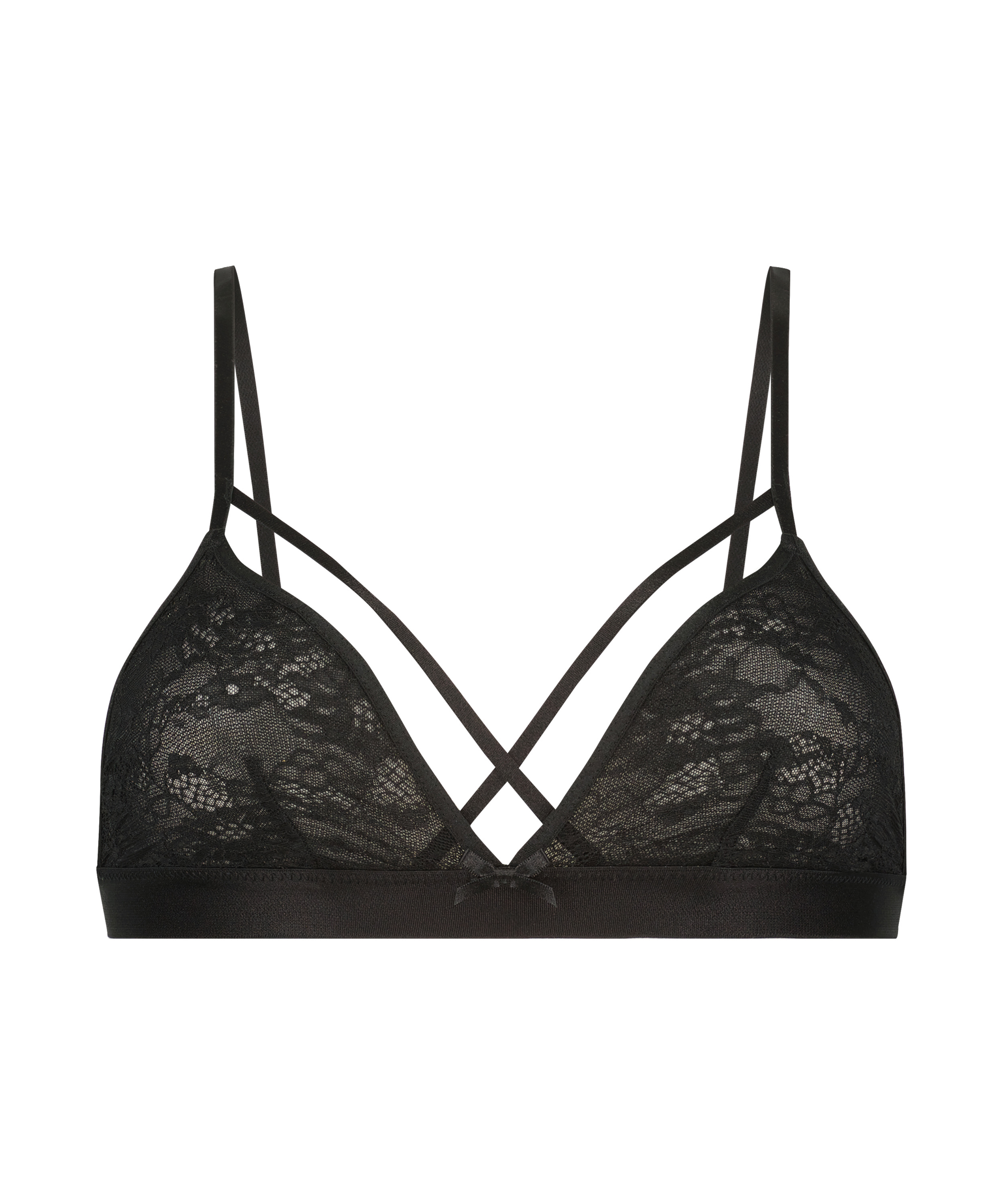 Bralette Corby, Noir, main