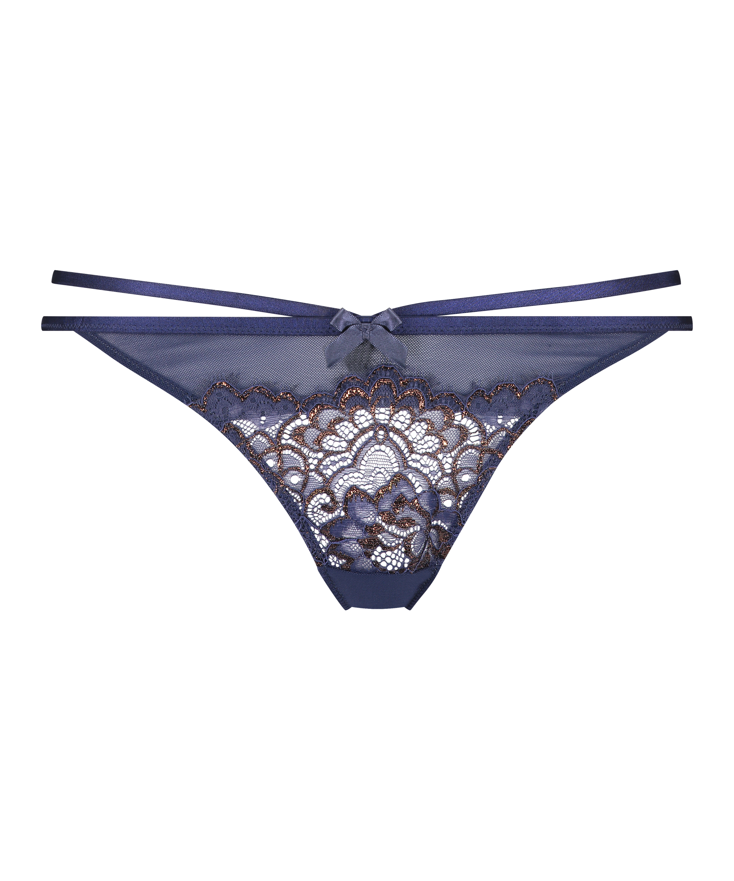 Tanga slip Rya, Blauw, main