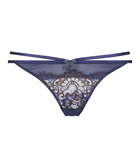 Tanga slip Rya, Blauw