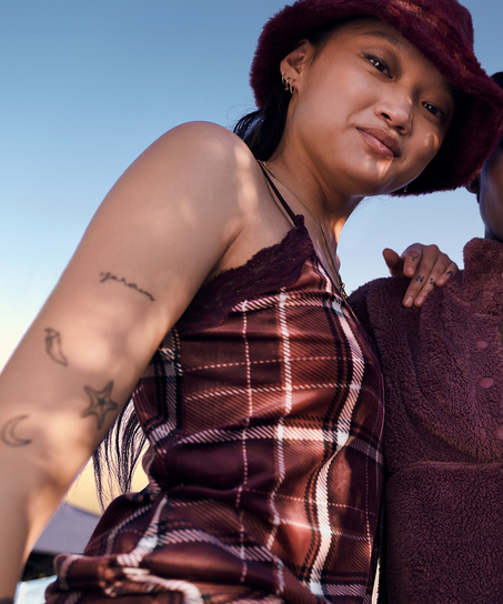 Camisole velours, Pourpre