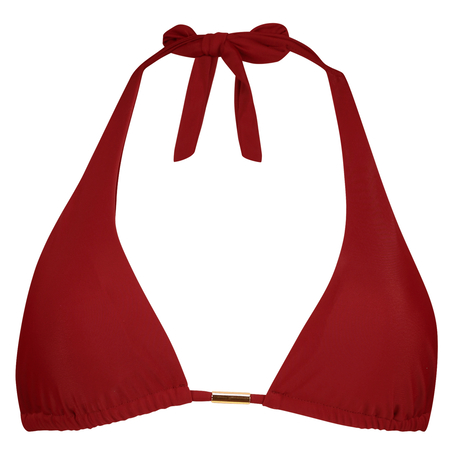 Top de bikini Triangle Pagoda, Rouge