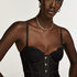 Bustier Fleur Nyakim, Zwart