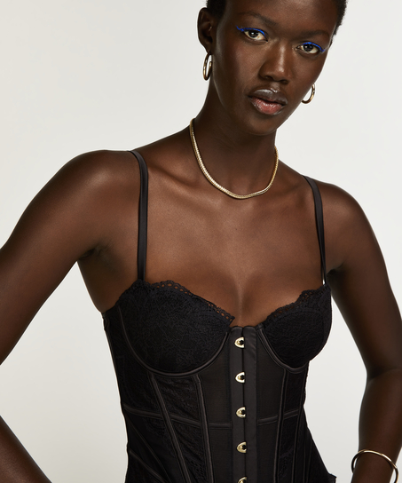 Bustier Fleur Nyakim, Zwart