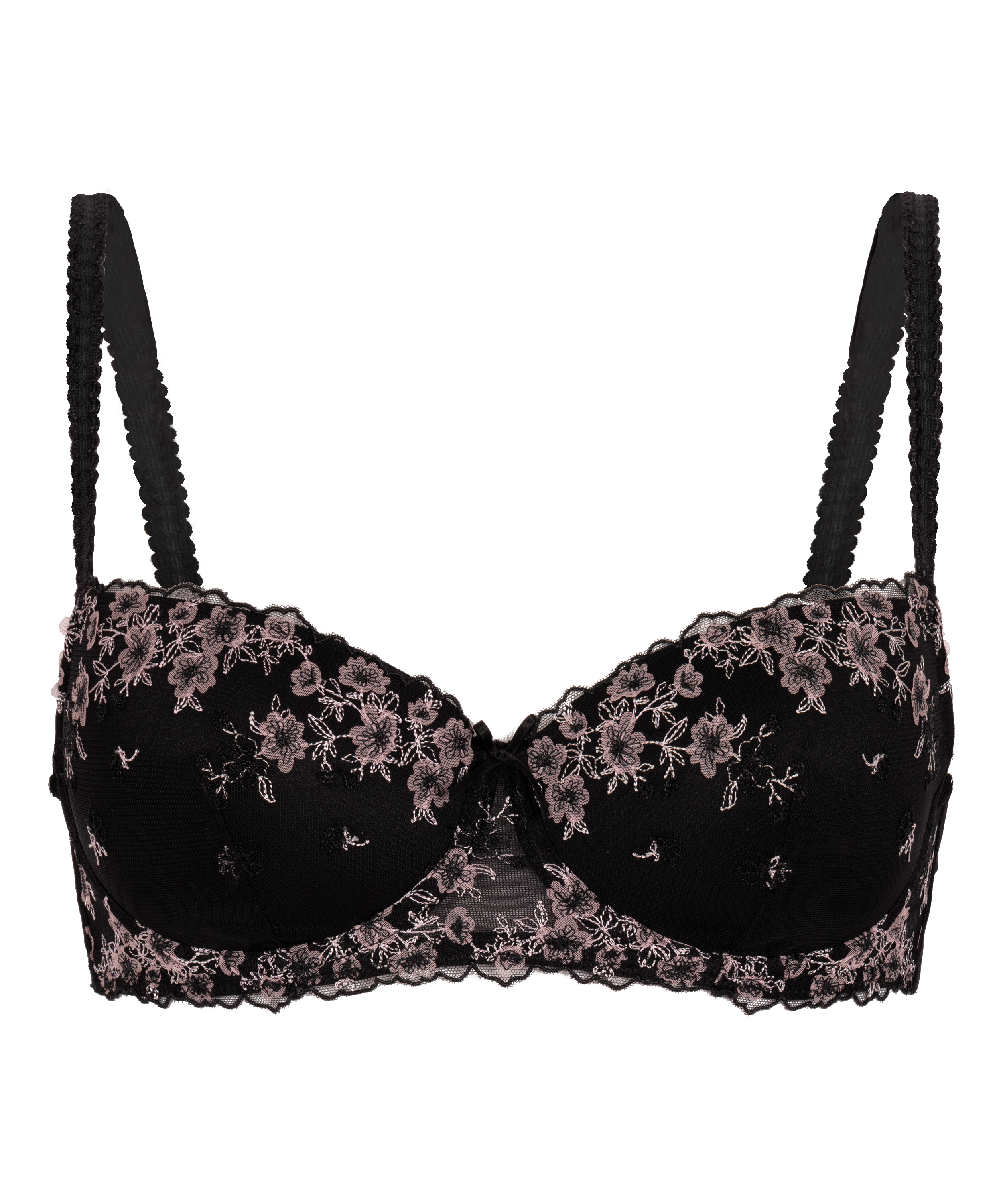Soutien-gorge &agrave; armatures rembourr&eacute; Chloe, Noir, main