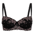 Soutien-gorge &agrave; armatures rembourr&eacute; Chloe, Noir