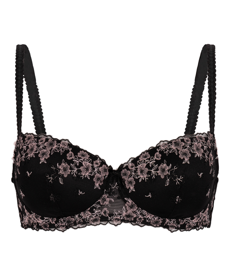 Soutien-gorge &agrave; armatures rembourr&eacute; Chloe, Noir