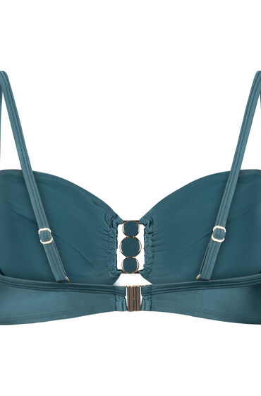 Hunkemöller Niet-Voorgevormde Beugel Bikinitop Dominica Groen, foto 2