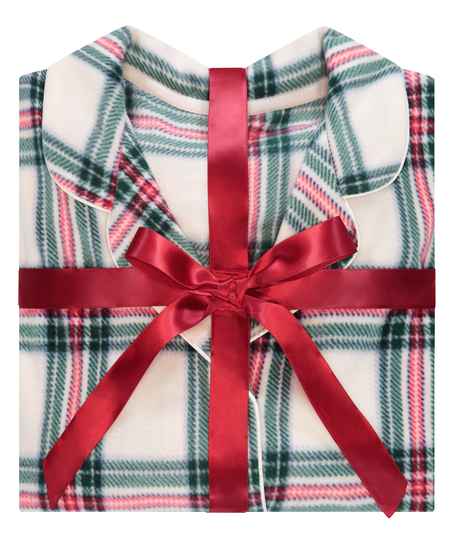 Pyjamaset Fleece, Wit