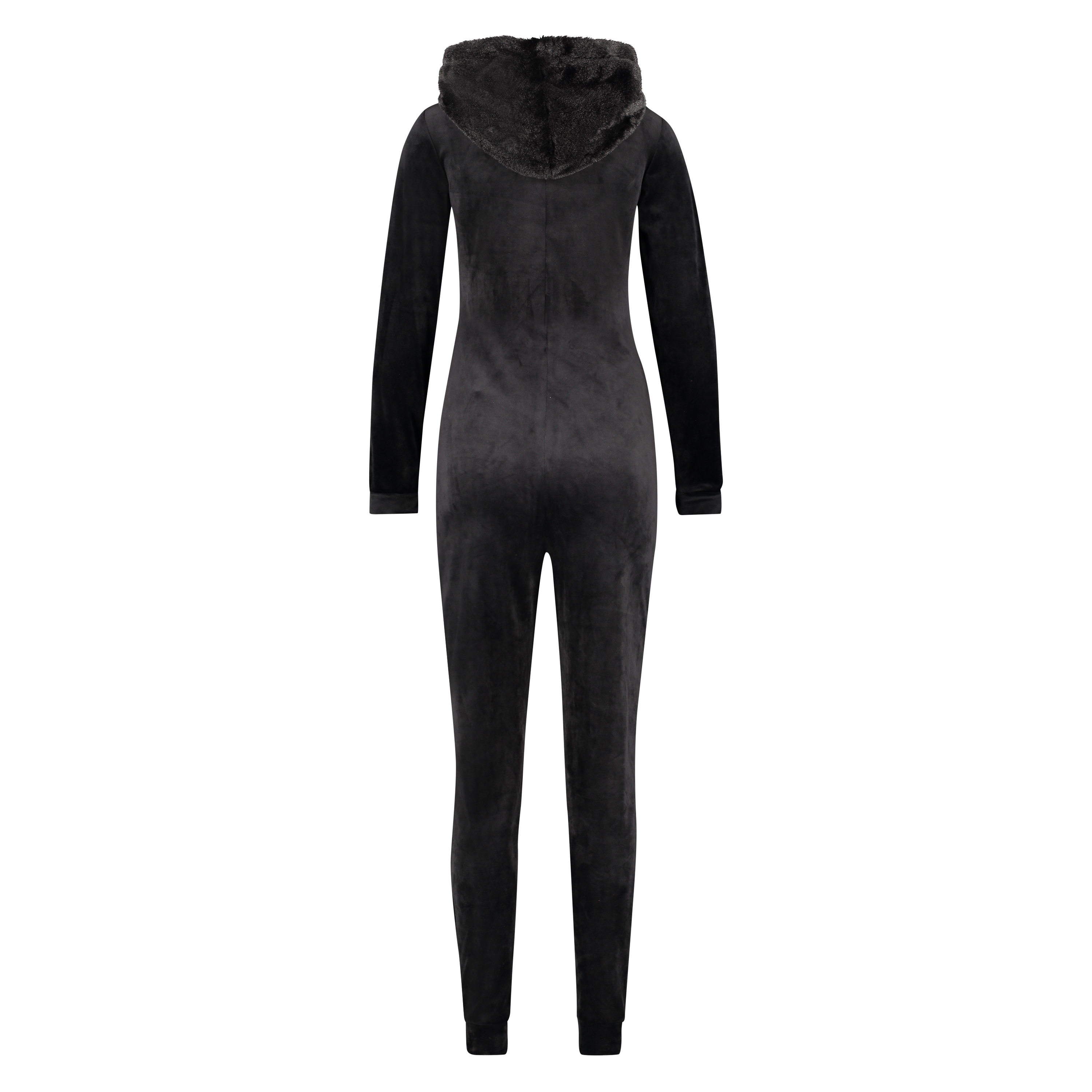 Onesie Velours, Zwart, main