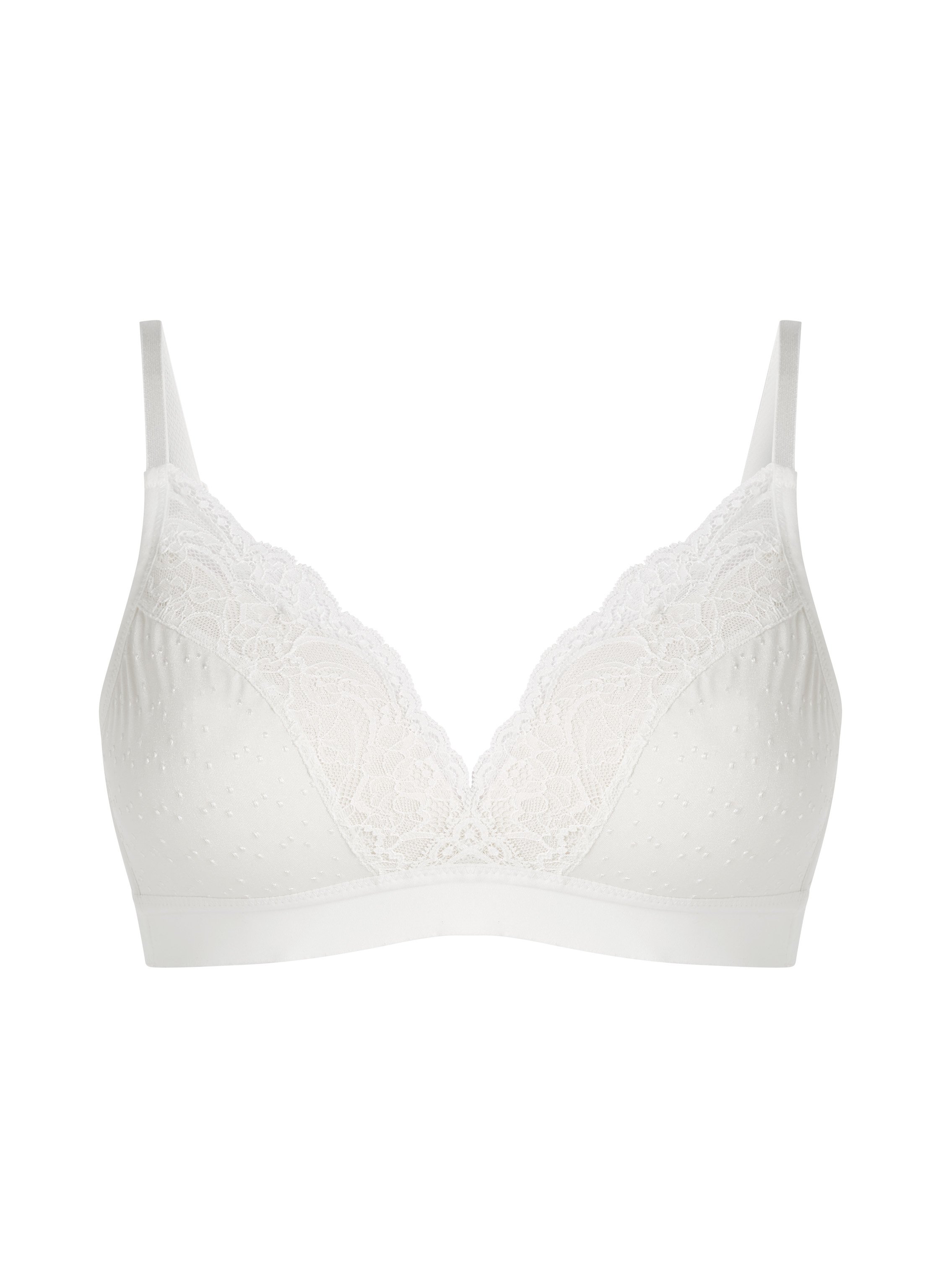 Soutien-gorge préformé sans armatures Sophie, Blanc, main