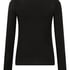 Haut de pyjama &agrave; manches longues Jersey, Noir