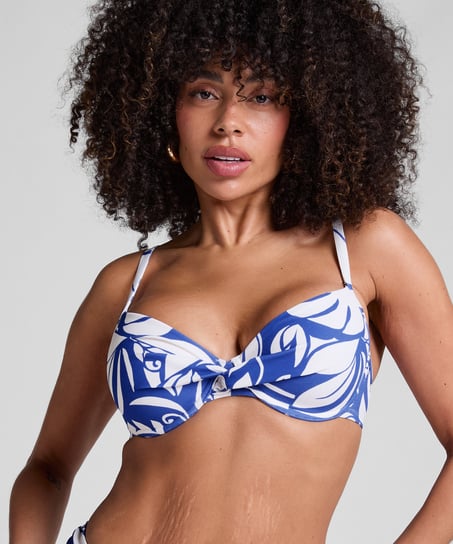 Haut de bikini Maurice, Bleu