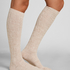 2 paires de chaussettes longues, Beige
