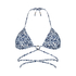 Triangel bikinitop Morocco, Wit