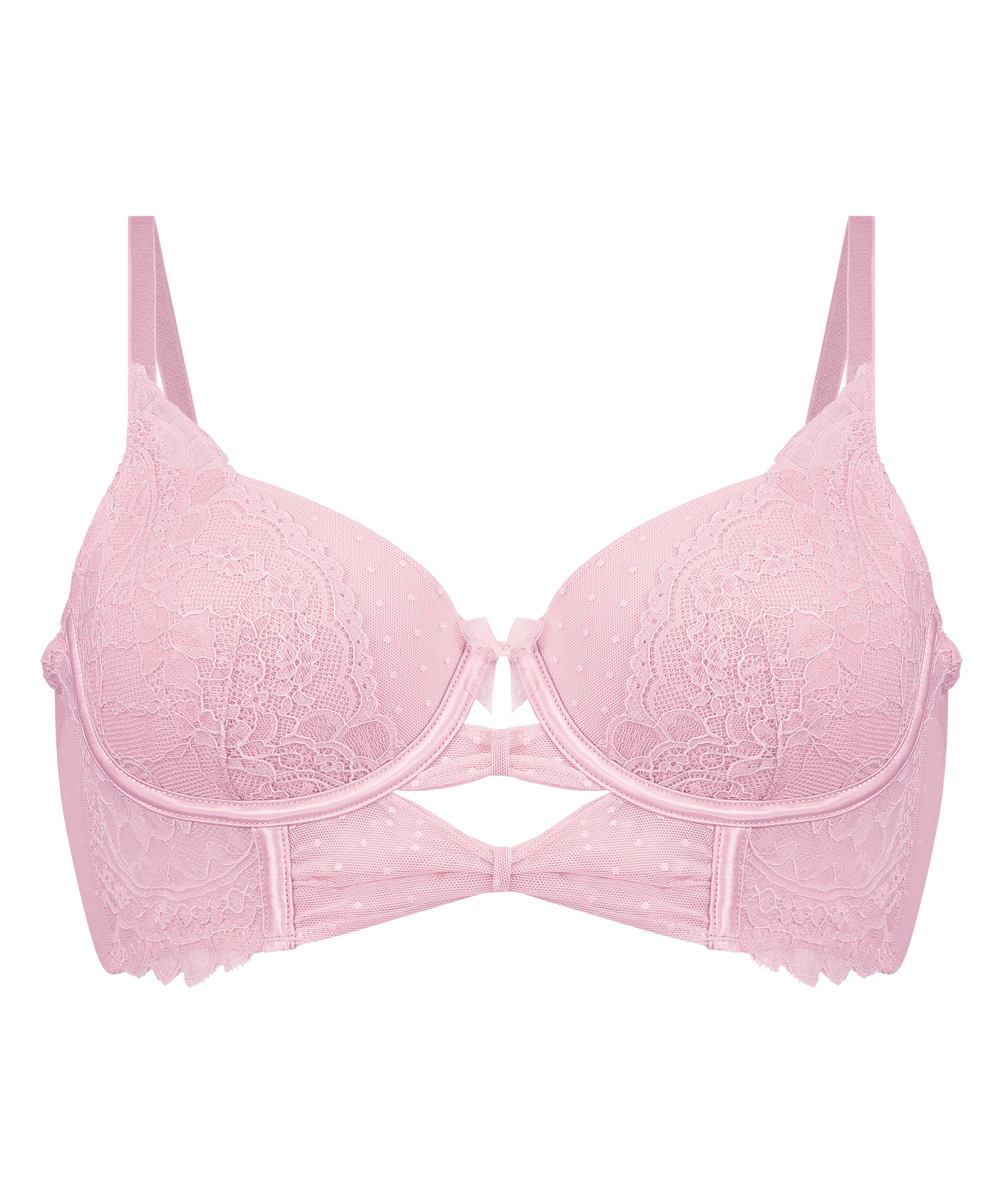 Voorgevormde longline beugel bh Juliette, Roze, main