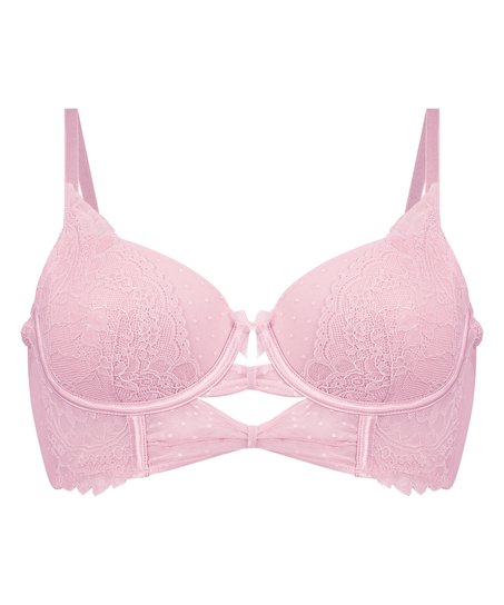 Voorgevormde longline beugel bh Juliette, Roze