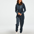 Onesie Velours, Blauw