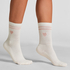 Chaussettes courtes en coton, Blanc