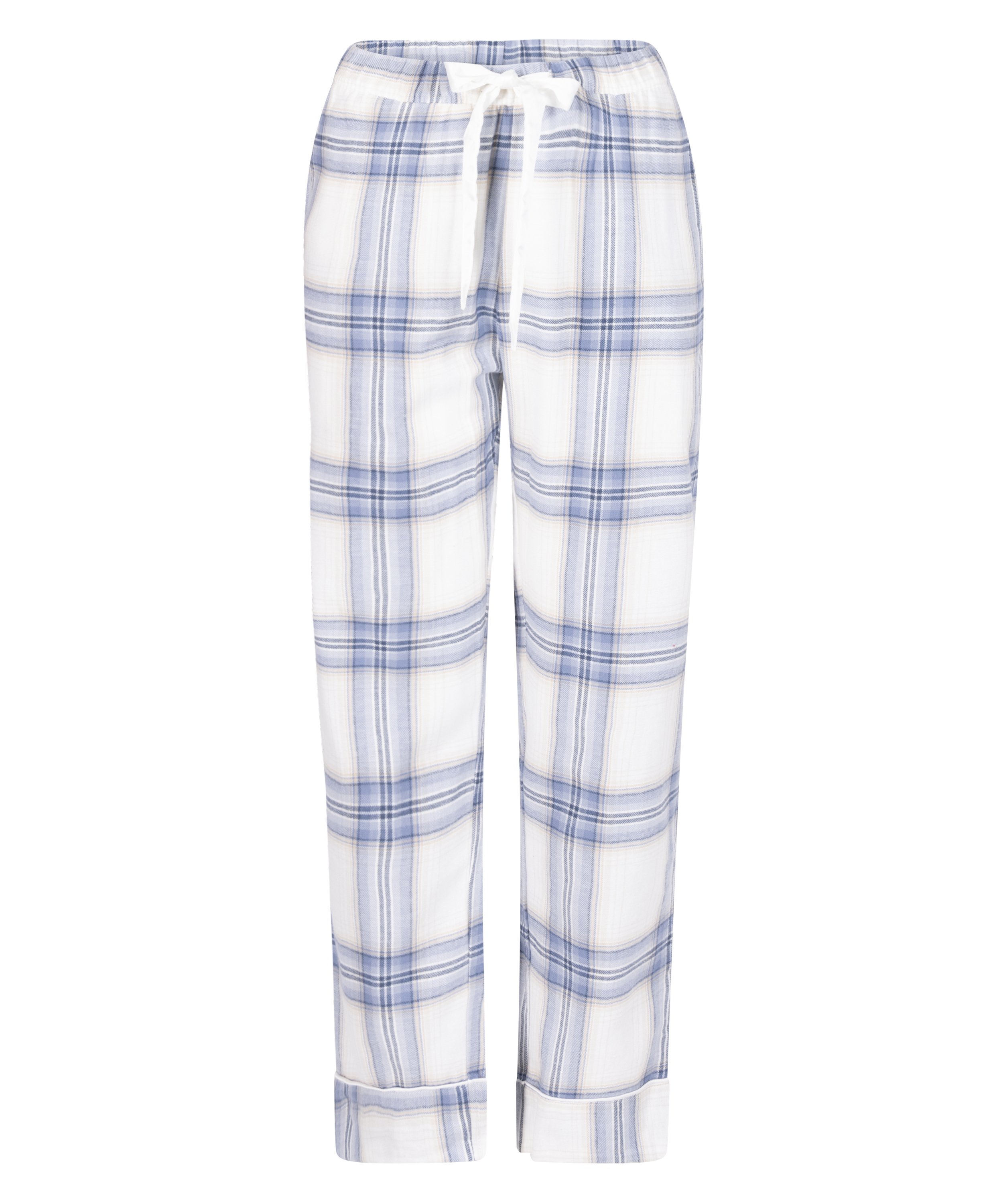 Pyjamabroek Flannel, Blauw, main