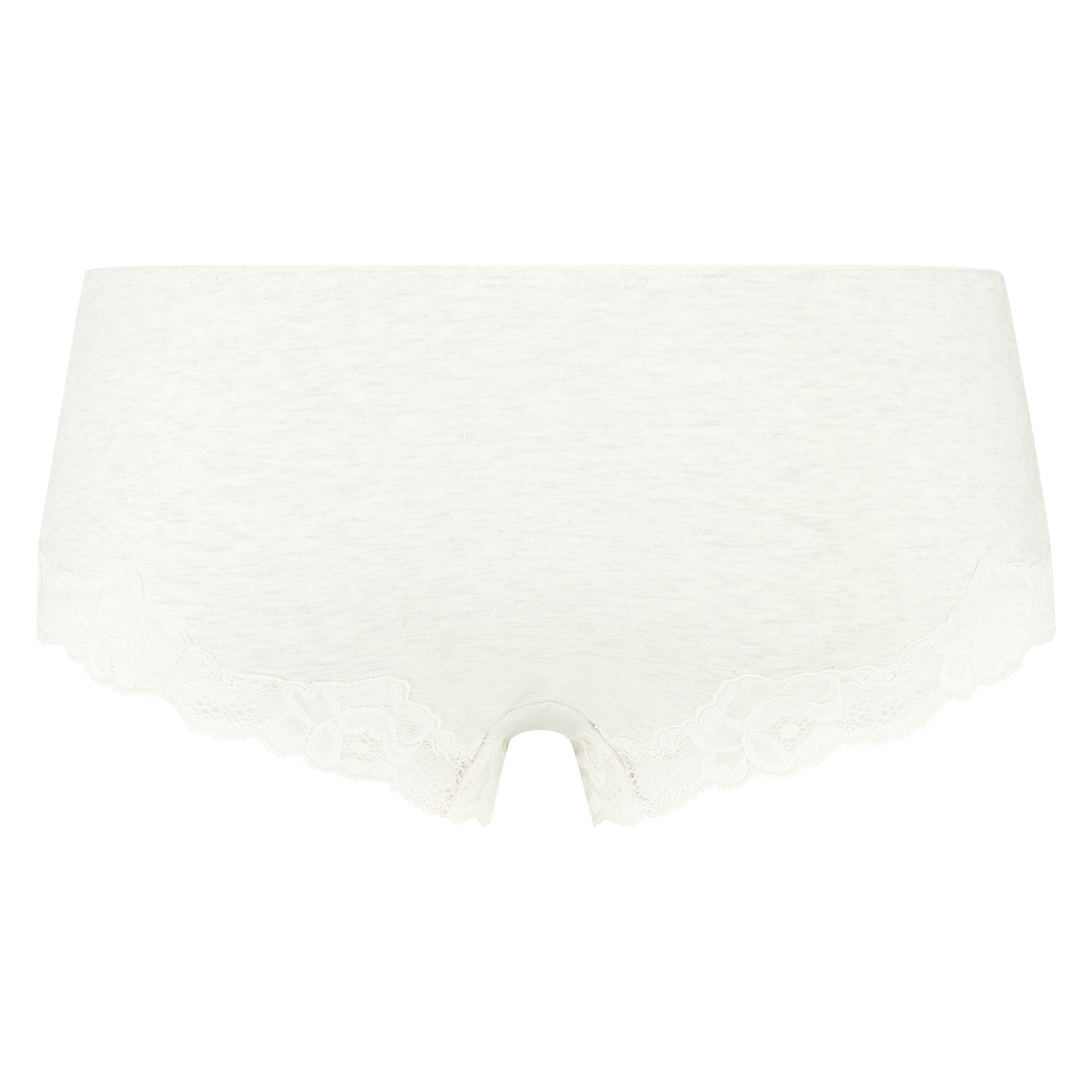 Boxer Coton Secret Dentelle, Gris, main