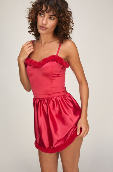 Hunkemöller Slipdress Noelle Rood, foto 4