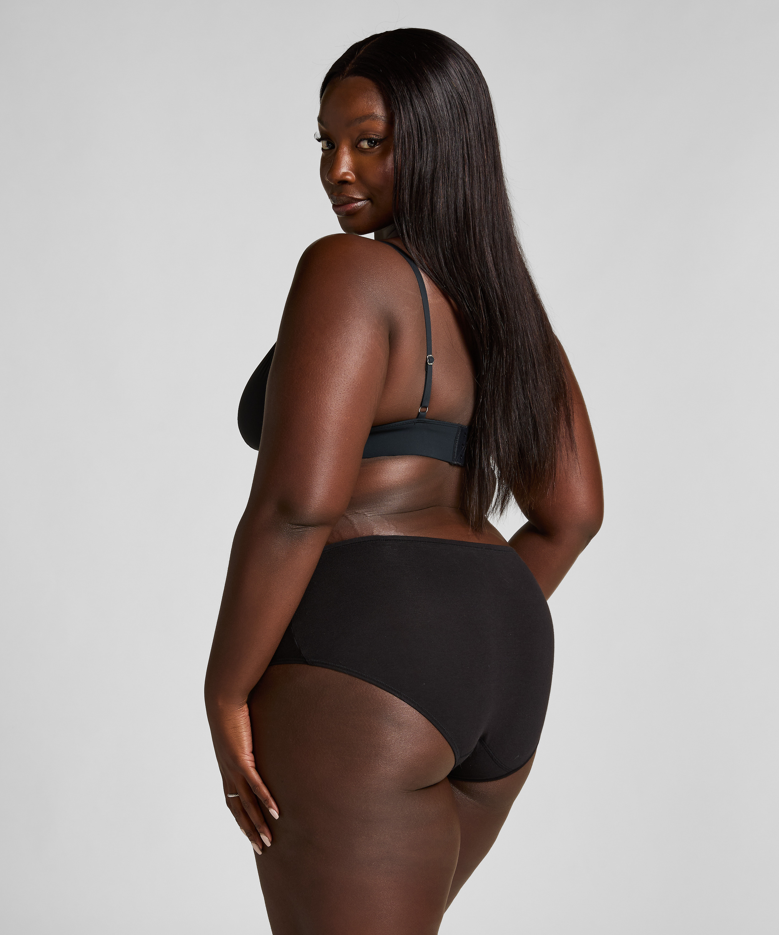 Superslip midi, Zwart, main