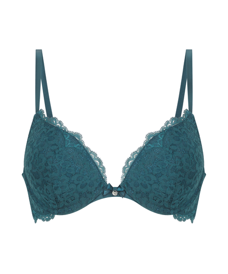 Voorgevormde push-up beugel bh Marine, Blauw