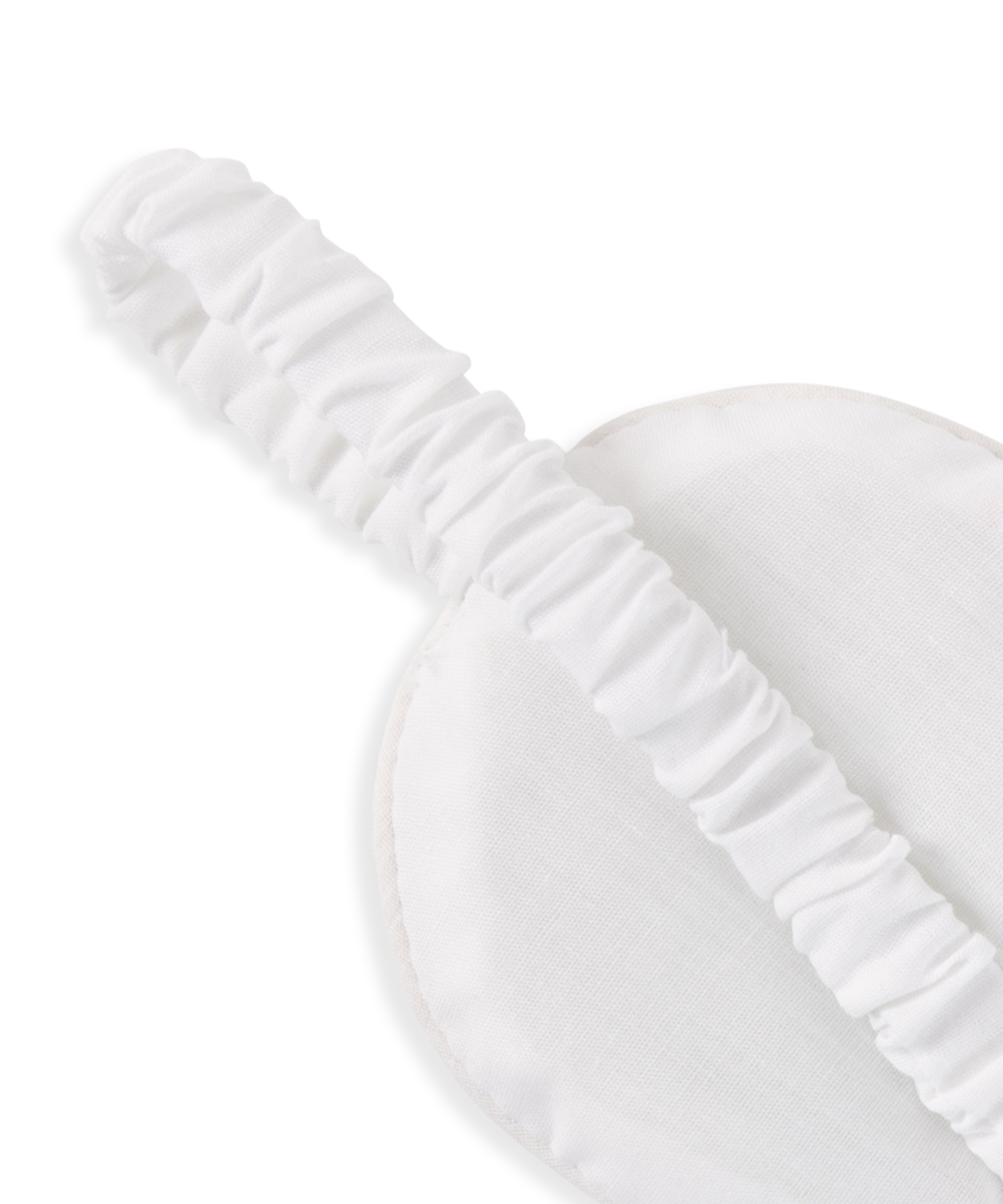 Masque de sommeil, Blanc, main