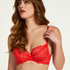 Soutien-gorge &agrave; armatures non-pr&eacute;form&eacute; Rose, Rouge