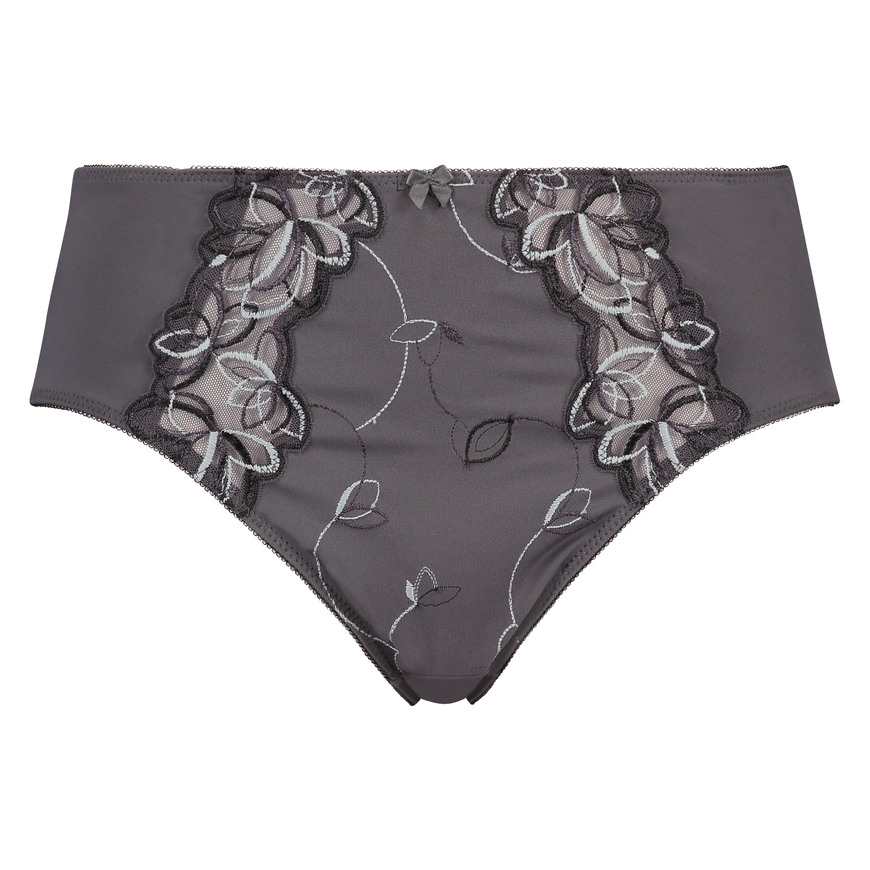Slip taille haute Diva, Gris