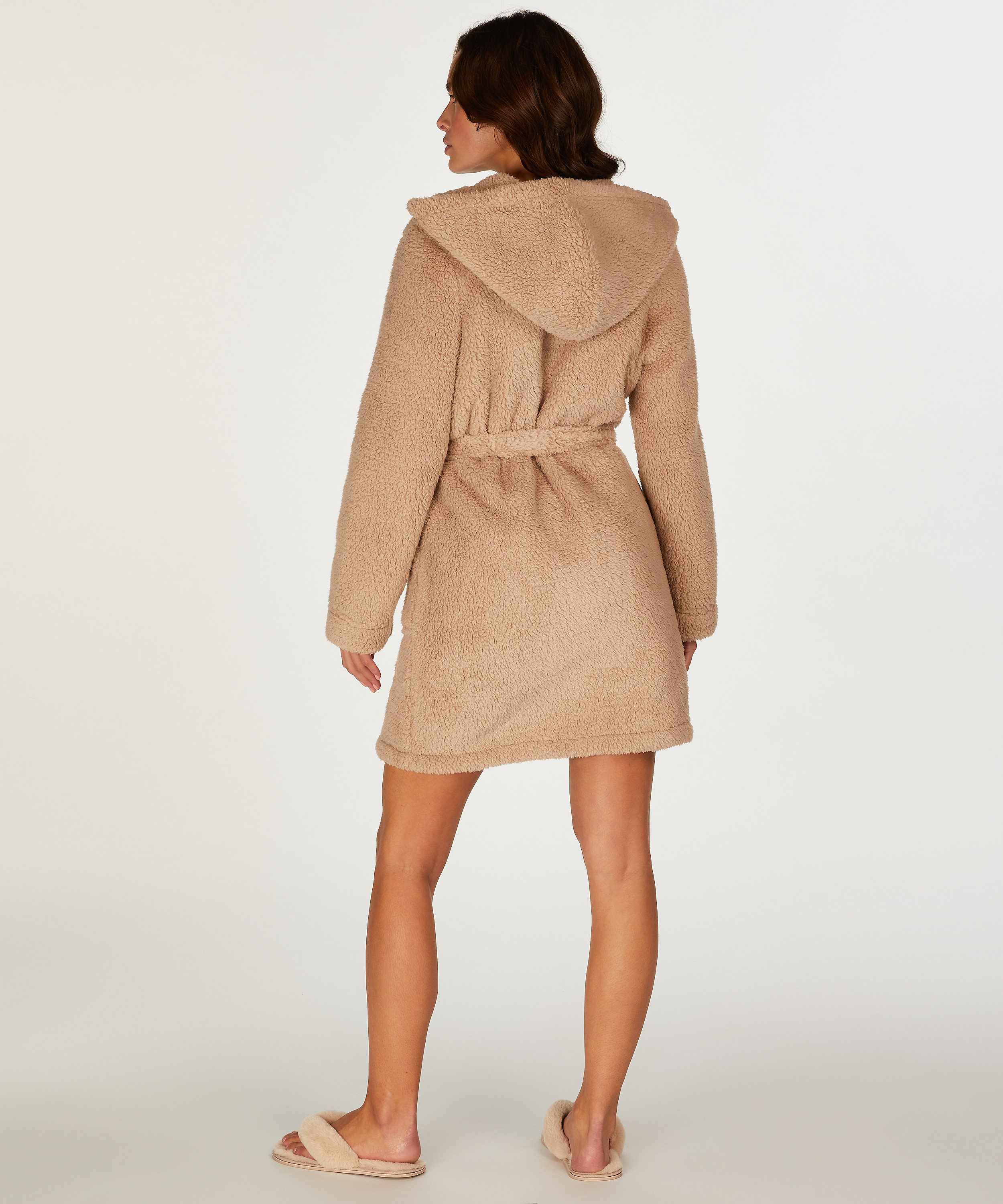 Badjas Fleece, Beige, main
