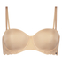 Voorgevormde strapless beugel bh Angie, Beige