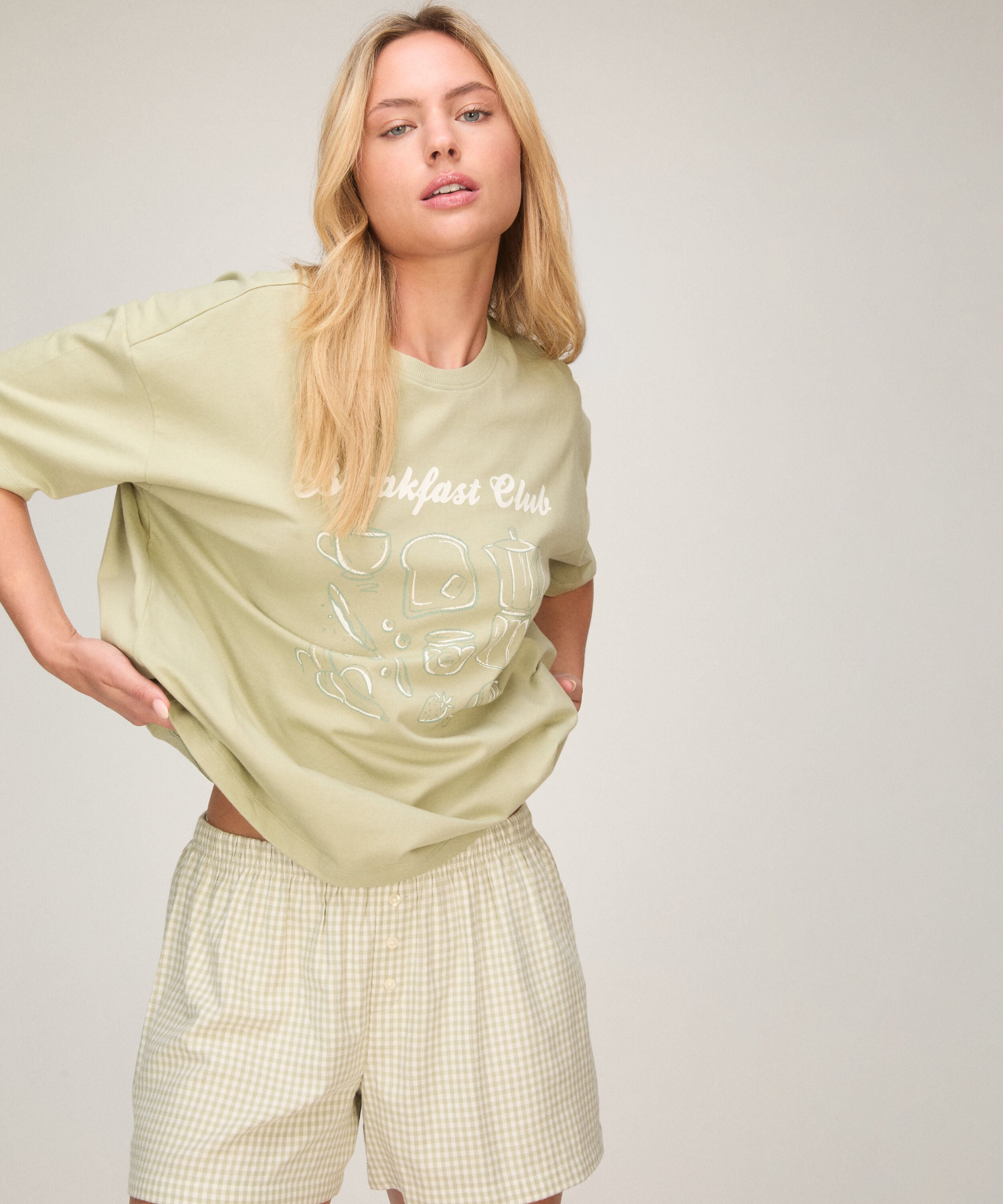 Pyjamaset met Short en T-shirt