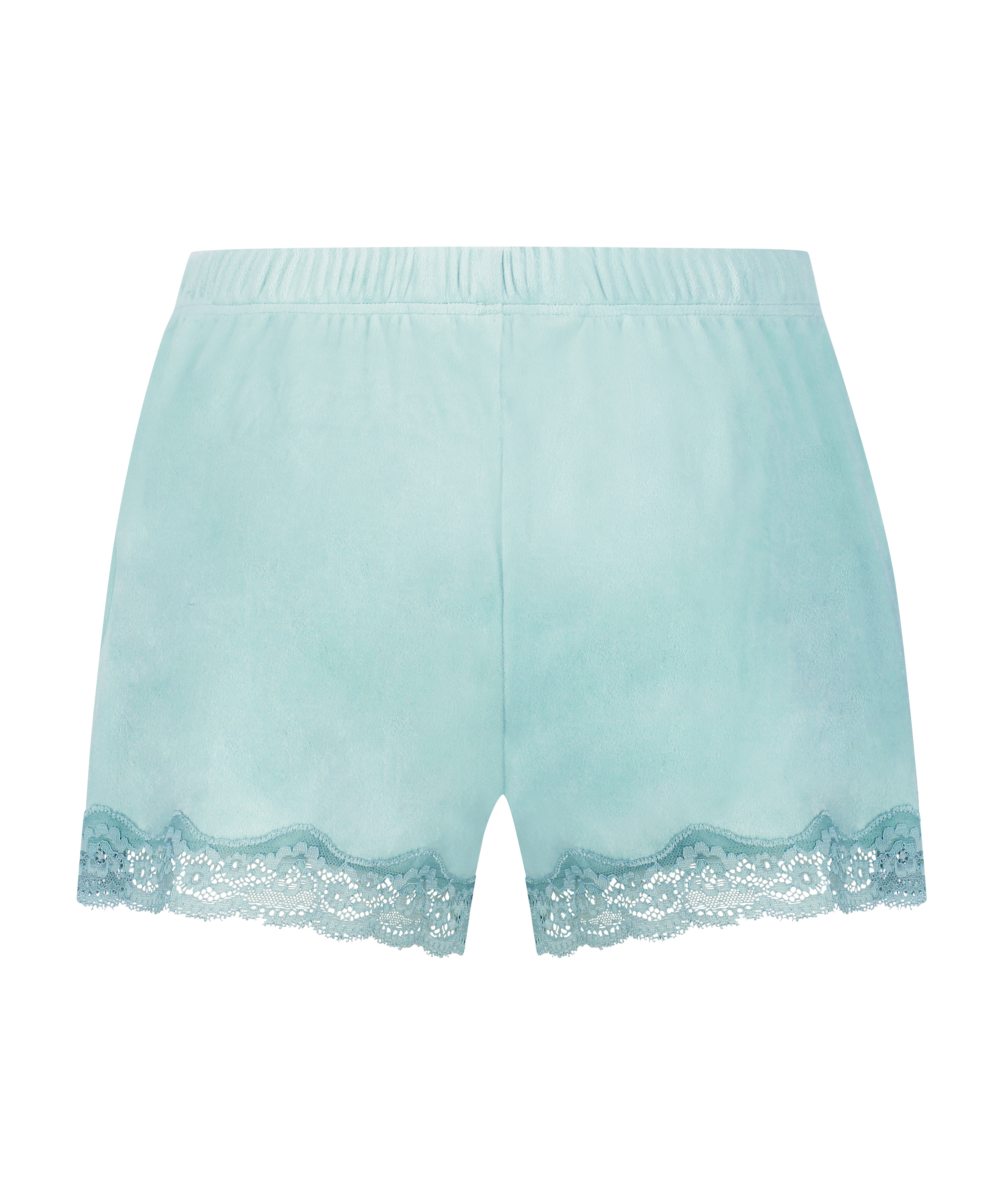 Shorts Velours Lace, Groen, main