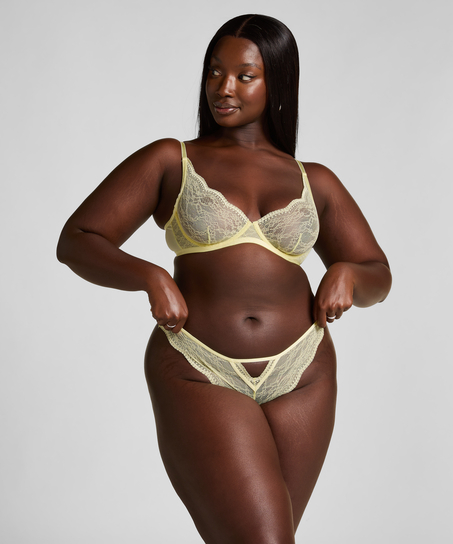 Niet-voorgevormde beugel bh Isabelle, Geel