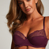 Soutien-gorge &agrave; armatures non-pr&eacute;form&eacute; Sophie, Pourpre