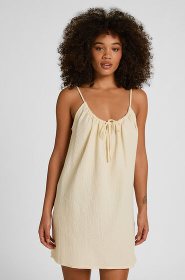 Hunkemöller Mousseline Slipdress Geel
