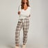 Pantalon de Pyjama Flanel, Beige