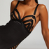 Slipdress Brooke, Zwart