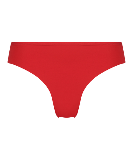 Slip br&eacute;silien Invisible Lace Back, Rouge