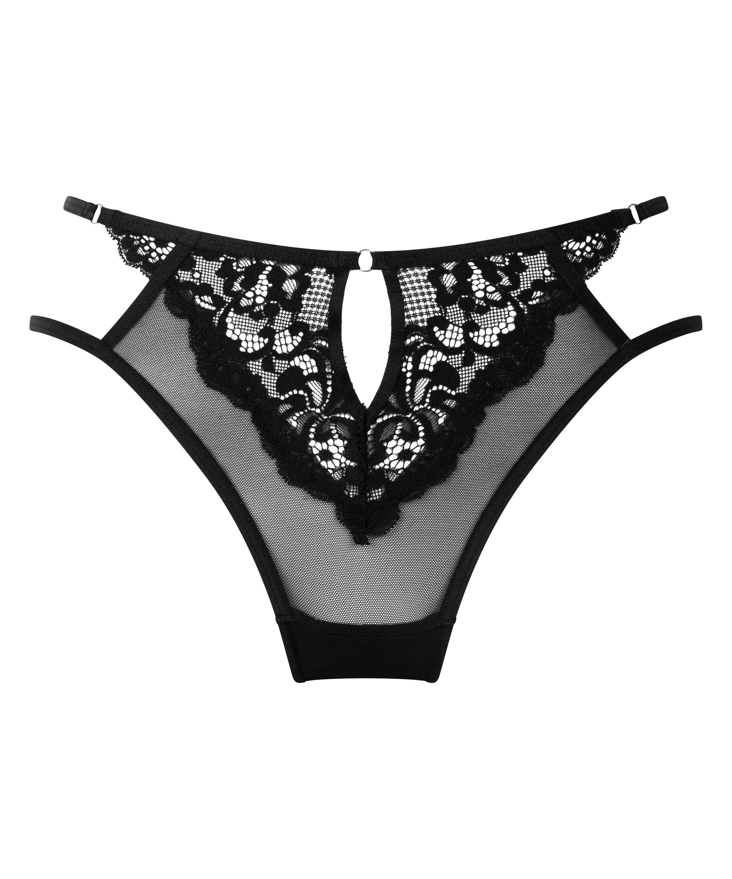 Slip br&eacute;silien Cinnamon, Noir