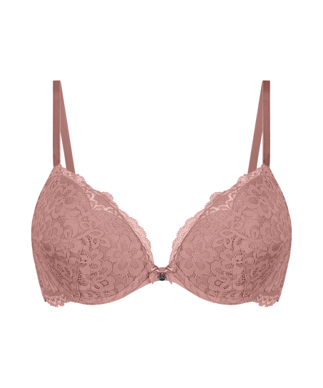Soutien-gorge &agrave; armatures pr&eacute;form&eacute; push-up Marine, Rose