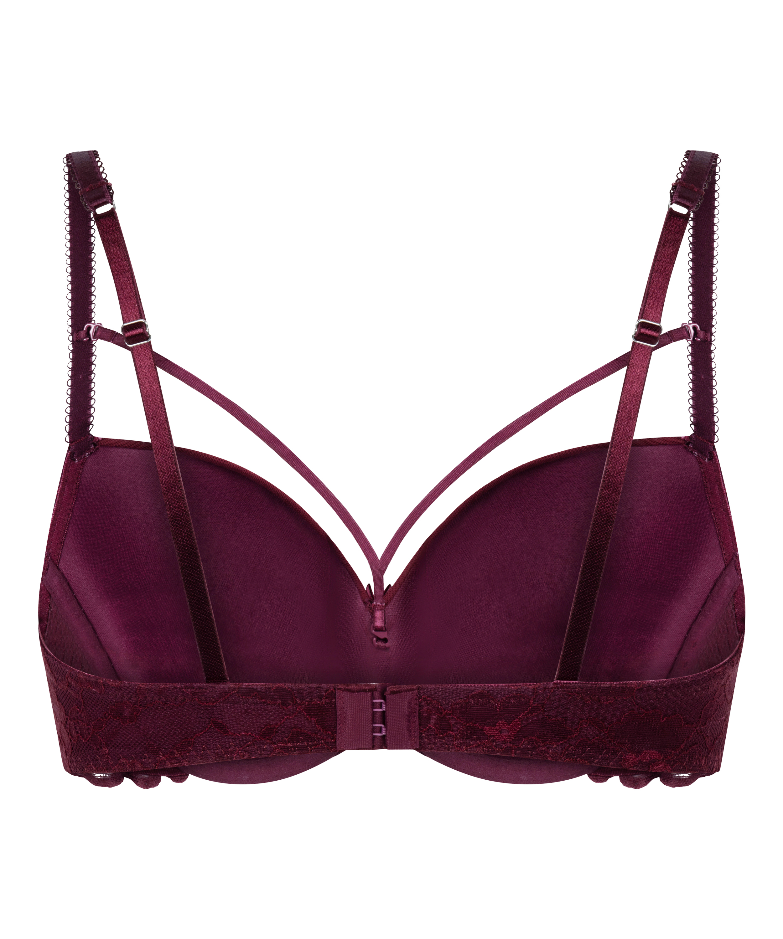 Soutien-gorge &agrave; armatures pr&eacute;form&eacute; Isadora, Rouge, main