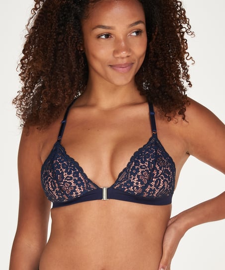 Préformé triangle brassière Marina, Bleu