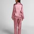 Ensemble de pyjama en satin Shiny, Rose