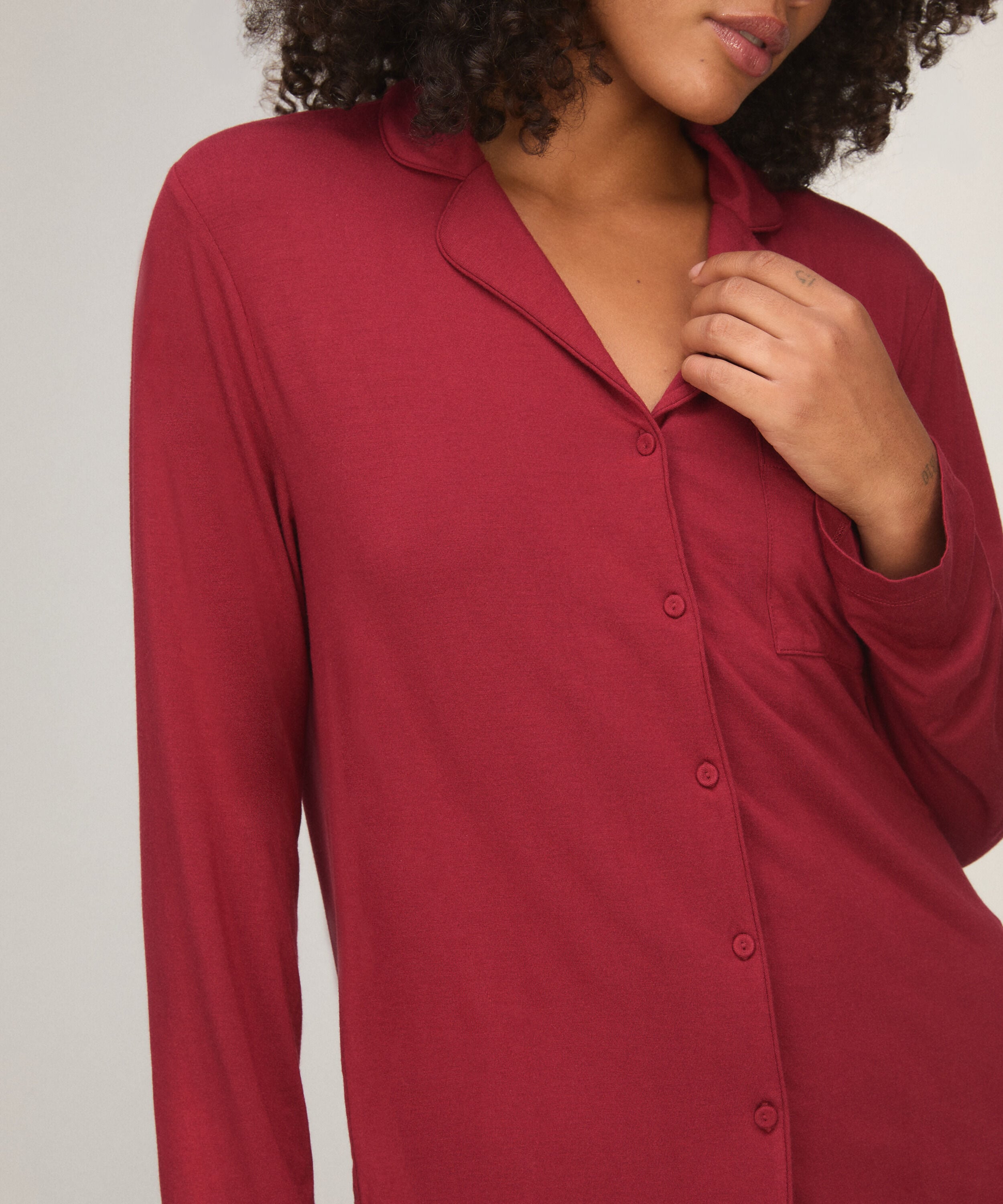 Jacket Jersey Essential, Rood Jacket Jersey Essential, Rood