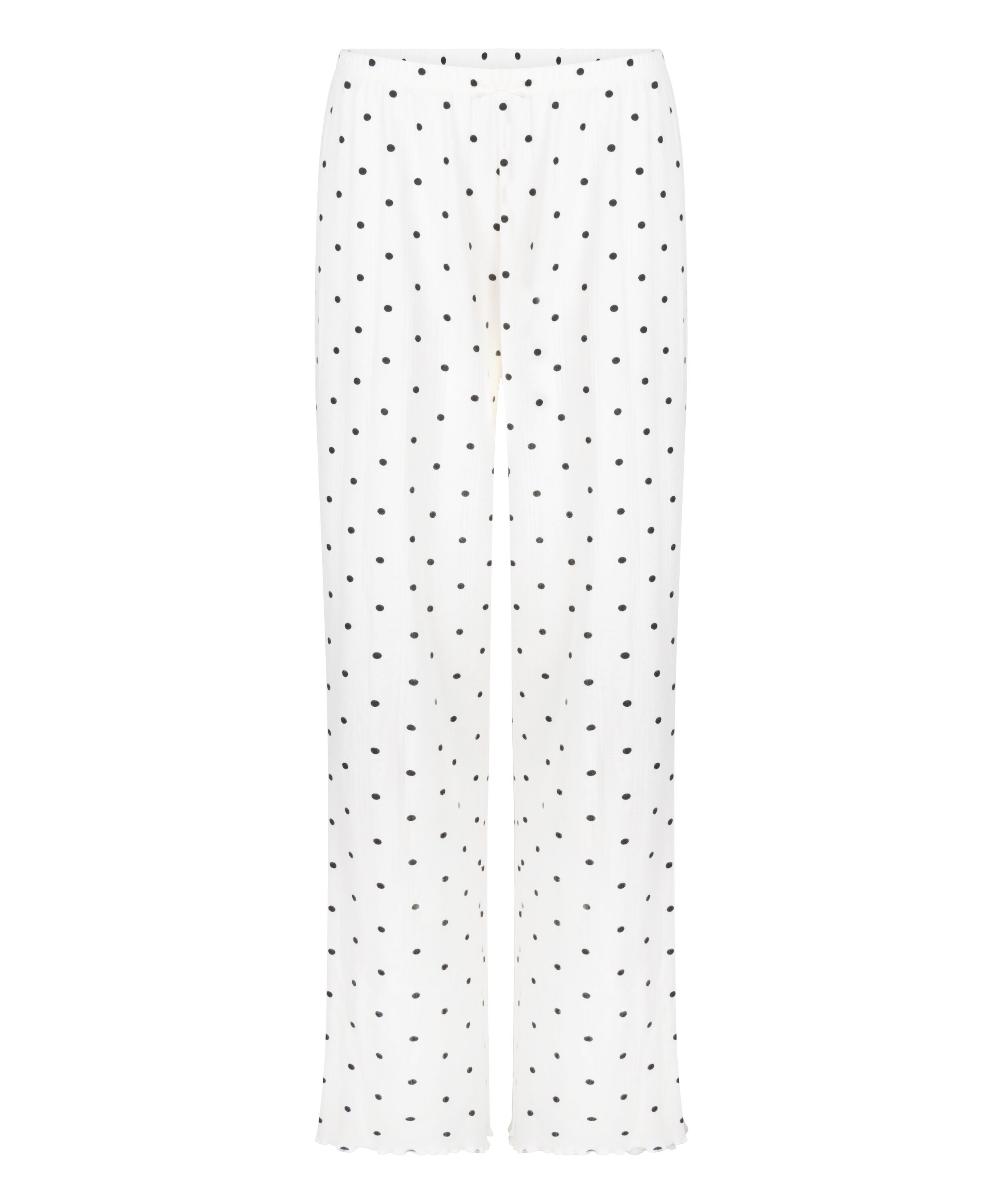 Pyjama Pant Loose Pointelle, Blanc