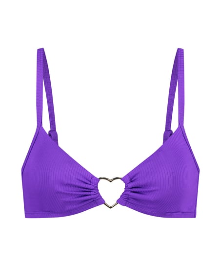 Haut de bikini court Eclipse, Pourpre