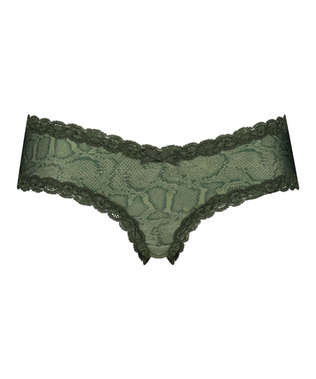 Slip br&eacute;silien V-shape mesh, Vert